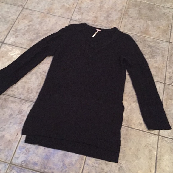 Free People Crisscross Tunic Sweater - Picture 6 of 7